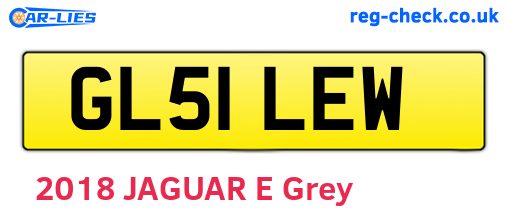 GL51LEW are the vehicle registration plates.