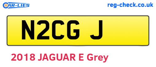 N2CGJ are the vehicle registration plates.