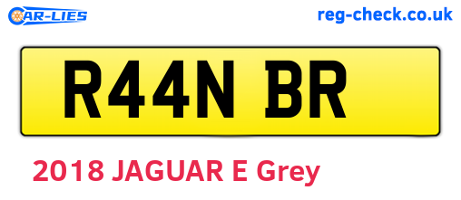 R44NBR are the vehicle registration plates.