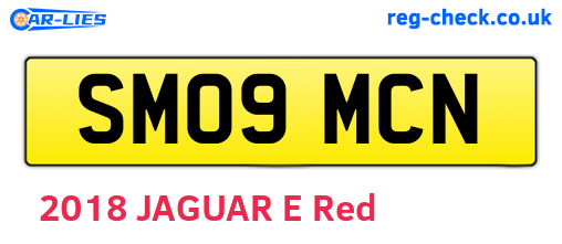 SM09MCN are the vehicle registration plates.