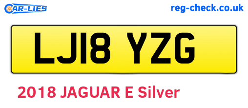 LJ18YZG are the vehicle registration plates.
