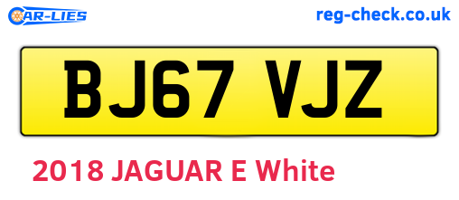 BJ67VJZ are the vehicle registration plates.