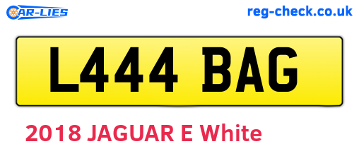 L444BAG are the vehicle registration plates.