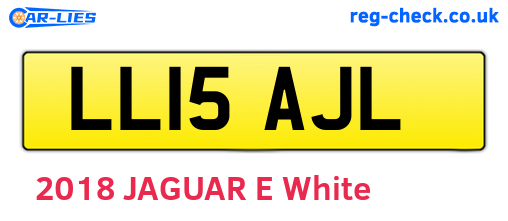 LL15AJL are the vehicle registration plates.