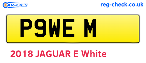 P9WEM are the vehicle registration plates.