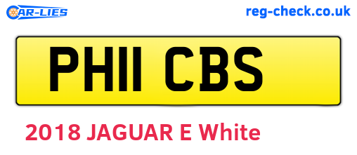 PH11CBS are the vehicle registration plates.