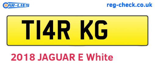 T14RKG are the vehicle registration plates.