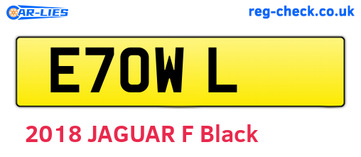 E7OWL are the vehicle registration plates.