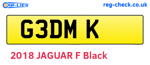 G3DMK are the vehicle registration plates.