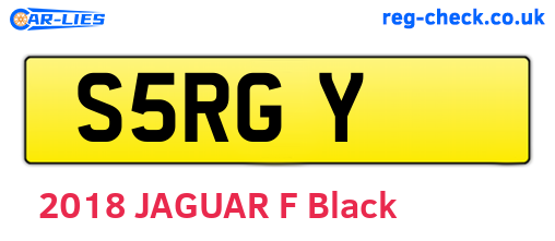 S5RGY are the vehicle registration plates.