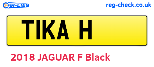 T1KAH are the vehicle registration plates.