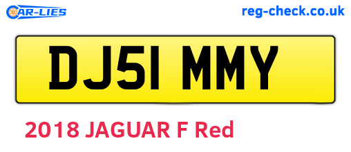 DJ51MMY are the vehicle registration plates.