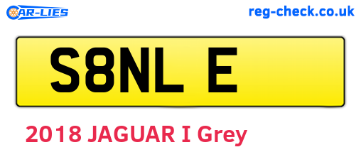 S8NLE are the vehicle registration plates.