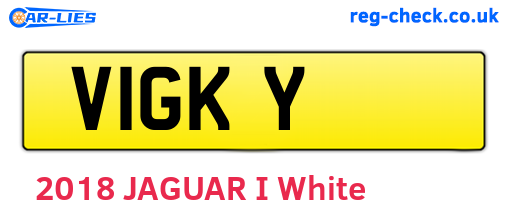 V1GKY are the vehicle registration plates.