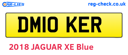 DM10KER are the vehicle registration plates.