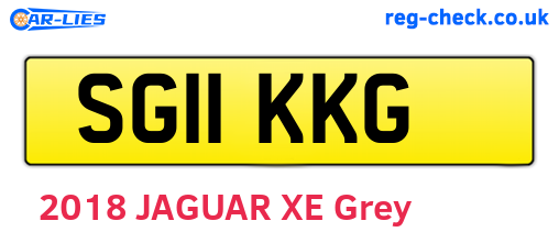 SG11KKG are the vehicle registration plates.