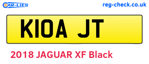 K10AJT are the vehicle registration plates.