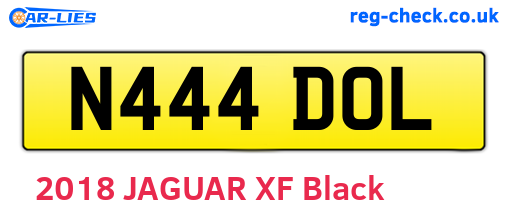 N444DOL are the vehicle registration plates.