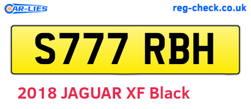 S777RBH are the vehicle registration plates.