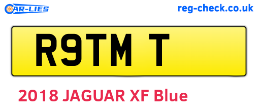 R9TMT are the vehicle registration plates.