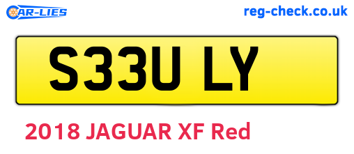 S33ULY are the vehicle registration plates.