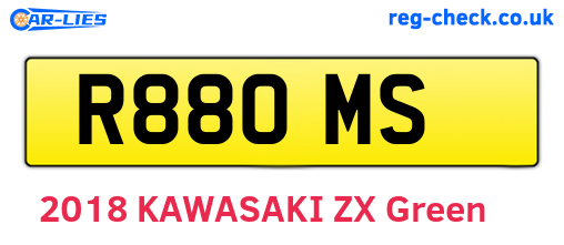 R88OMS are the vehicle registration plates.