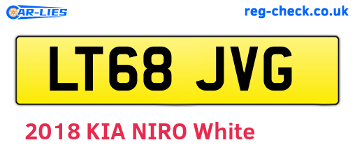 LT68JVG are the vehicle registration plates.