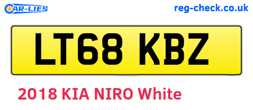 LT68KBZ are the vehicle registration plates.