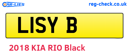 L1SYB are the vehicle registration plates.