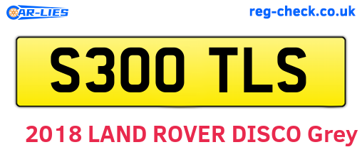 S300TLS are the vehicle registration plates.
