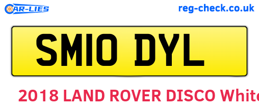 SM10DYL are the vehicle registration plates.