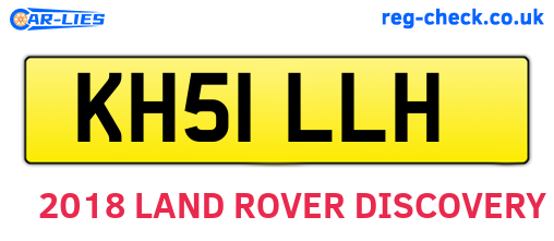 KH51LLH are the vehicle registration plates.