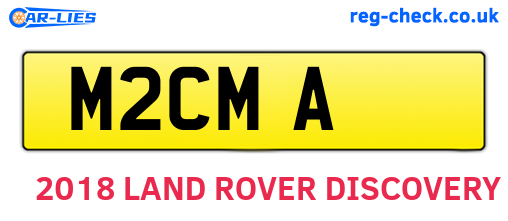 M2CMA are the vehicle registration plates.