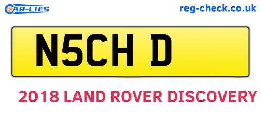 N5CHD are the vehicle registration plates.
