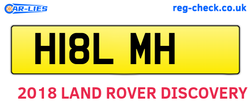 H18LMH are the vehicle registration plates.