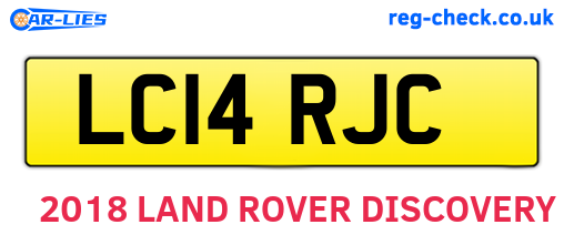 LC14RJC are the vehicle registration plates.