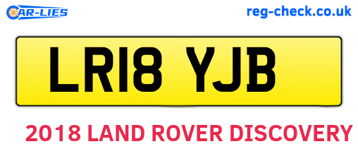 LR18YJB are the vehicle registration plates.