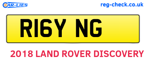 R16YNG are the vehicle registration plates.