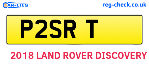 P2SRT are the vehicle registration plates.
