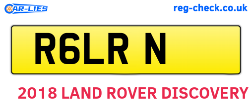 R6LRN are the vehicle registration plates.