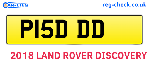 P15DDD are the vehicle registration plates.