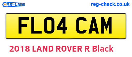 FL04CAM are the vehicle registration plates.