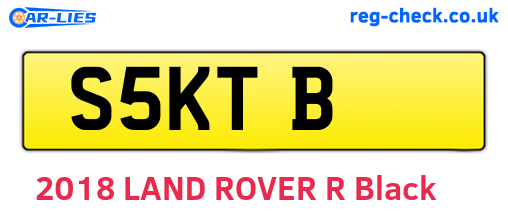 S5KTB are the vehicle registration plates.