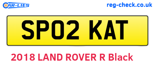 SP02KAT are the vehicle registration plates.