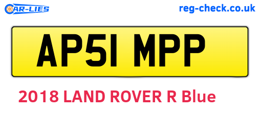 AP51MPP are the vehicle registration plates.