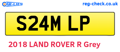 S24MLP are the vehicle registration plates.