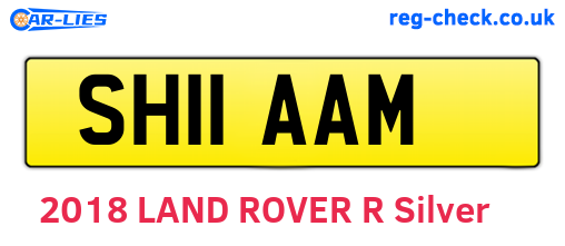 SH11AAM are the vehicle registration plates.