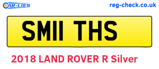 SM11THS are the vehicle registration plates.