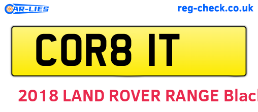 COR81T are the vehicle registration plates.