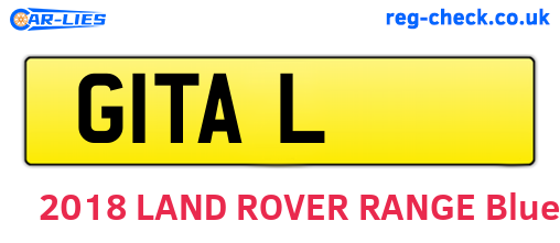 G1TAL are the vehicle registration plates.